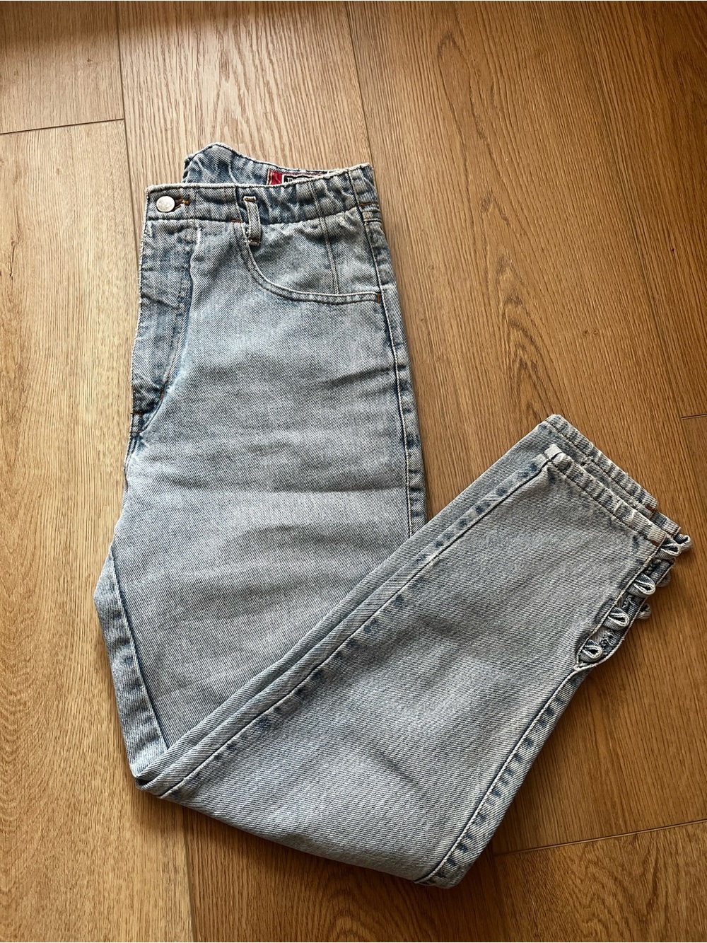 Vintage 80’s Jordache Gold Light Blue Denim Jeans size 30